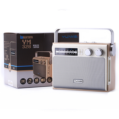 FM Radio Bluetooth speaker alarm clock丨YM-328